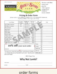 order forms SAMPLE